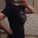 4 days before reduction, with bra on they were still hanging...