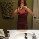 Front view...my tummy looks puffy!
