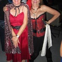 If  you have them, flaunt them!!! Especially after breast cancer. Now keep in mind I am wearing a corset so it really does push up the breasts more than any push up bra could ever do.