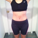 6 weeks PO and in my lowest cut tri shorts, no belly hangover!