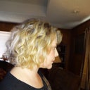 This is a side view. The surgery has relaxed into a more natural me. Hope you like my new hair. I sure do!