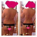 An hourglass figure like this would be PERFECT.  Gotta cut out those love handles and back fat, and scoop out that lower back.