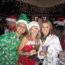 My smile this Christmas, after Porcelein Veneers (I am in the middle)