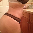 Again plz try not to pay attention to the lovely stretch marks, but the improvement on side view of waistline;) oh n that stubborn crease on my back! Hoping w the cincher that it will go away! 1/31/13