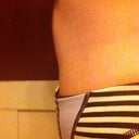 In workout gear 5 weeks PO