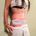 standing up see im swollen...