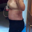 PO Day 6 - belly swell and underarm swell side view