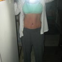6 weeks ~ i moved so my sides look funny or more like off ;)