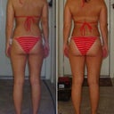 You can see a slight difference in my waistline due to the lipo but as you can also see my body/butt shape is exactly the same except I'm 20lbs heavier in the after photo. 
I never posted any photos before because I was embarassed but now I want to share so other people can see what might happen.