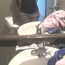 Front view, wearing garment takin on 2/26/2013 (1 day post op), day after surjery, there is some swelling.