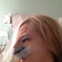 Eyes swollen. Looking alien
