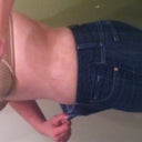 Wk 8 lots of waist room in my presurgery sz 10s despite lower belly swelling from busy day yesterday