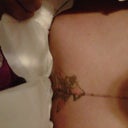 Quick peek at my new D cup hours after. Super sore an lots of bleeding on the sides