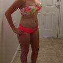New bikini shot!  You can really see my swelling here, especially on my hips!  Five weeks post op