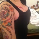 One month post op in shirt
