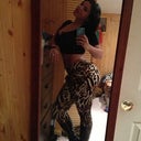 week 8 post op...just a fun pic of me going out last night to a strip club...those pants on my butt..BANGIN!! LOL