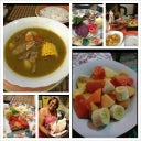 Variety of food served at Angelas