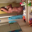 3 weeks side.  Still look like I'm preggo.  :(