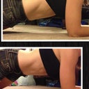 I don't know how to do planks.  But, here is what I got.  Please tell me that's muscle...right?  All little bit of ab action working?
