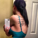 I just wanted to show the back because I love how low it is and that the straps are thin but supportive. 8 days.