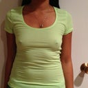 Before with a shirt, no bra.