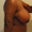 before #2.  Side view.  (I'm working to get rid of that ugly back roll!)