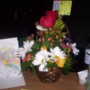 11-1-11 Flowers & Card from Hubby & Daughter :)