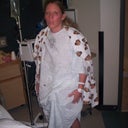 11-2-11 First time out of bed to walk and go to bathroom let me say I didn't walk that far it really hurt :(