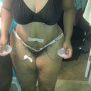 front view almost standing straight. i cant wait to work on these thunder thighs and lightning hips lmao they so got to go.