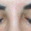 BEFORE shot of what my uncurled, straight eyelashes look like. They are okay, but they could be much better.