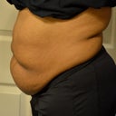 Before! My belly looks like a monster! AAAHHHH it's going to get you!