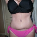 14 weeks 2 days PO....sorry about the boobage!