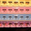 use to keep track of vitamins and pills instead of carrying around a bunch of pill bottles and a chart. (i also used the evening slots for as needed pain meds such as percs and motrin pm)