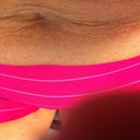 from above, my tummy whilst sat, very wrinkly and sad :-(