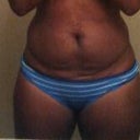 before front up close