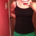 Before: tank and sports bra (sorry the black doesn't show much)