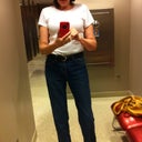 I really do not wear jeans all the time.  This was in an airport bathroom and it was good light and a clean mirror.
