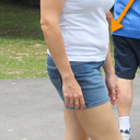 Pre TT - Again, not that I had to point to it, but I still look like this only it's moved down somewhat.