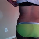 YOU CANT C IT BUT THE CHEEK^^^ ON THE LEFT IS FLATTER AND LESS FULL
