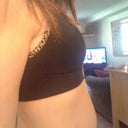 Side view...im 100% tucking in my tummy..dont be fooled..lol