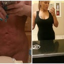 Right b4 weight gain and after sugery ..the effing same