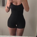 There u go... It's double layer... Has hooks and a zipper and wen I get my waist clincher gonna put it on top ;-)