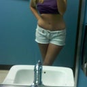can tell my stomach is puffy, its from being swollen..hiding my working out under there!