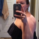 Never wore this shirt before because I could never find a comfortable strapless bra.
