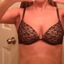 Before - front in padded bra 34C