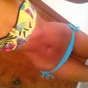 Front bikini before