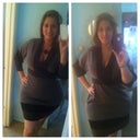 A before and after. Excuse the girl without makeup lol
