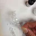 one of my first aligners for Invisalign -- this is pre-stains and nasty build up