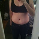 Jeans I bought to motivate me too small still but they zipped