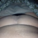 This is my belly laying down the night before surgery